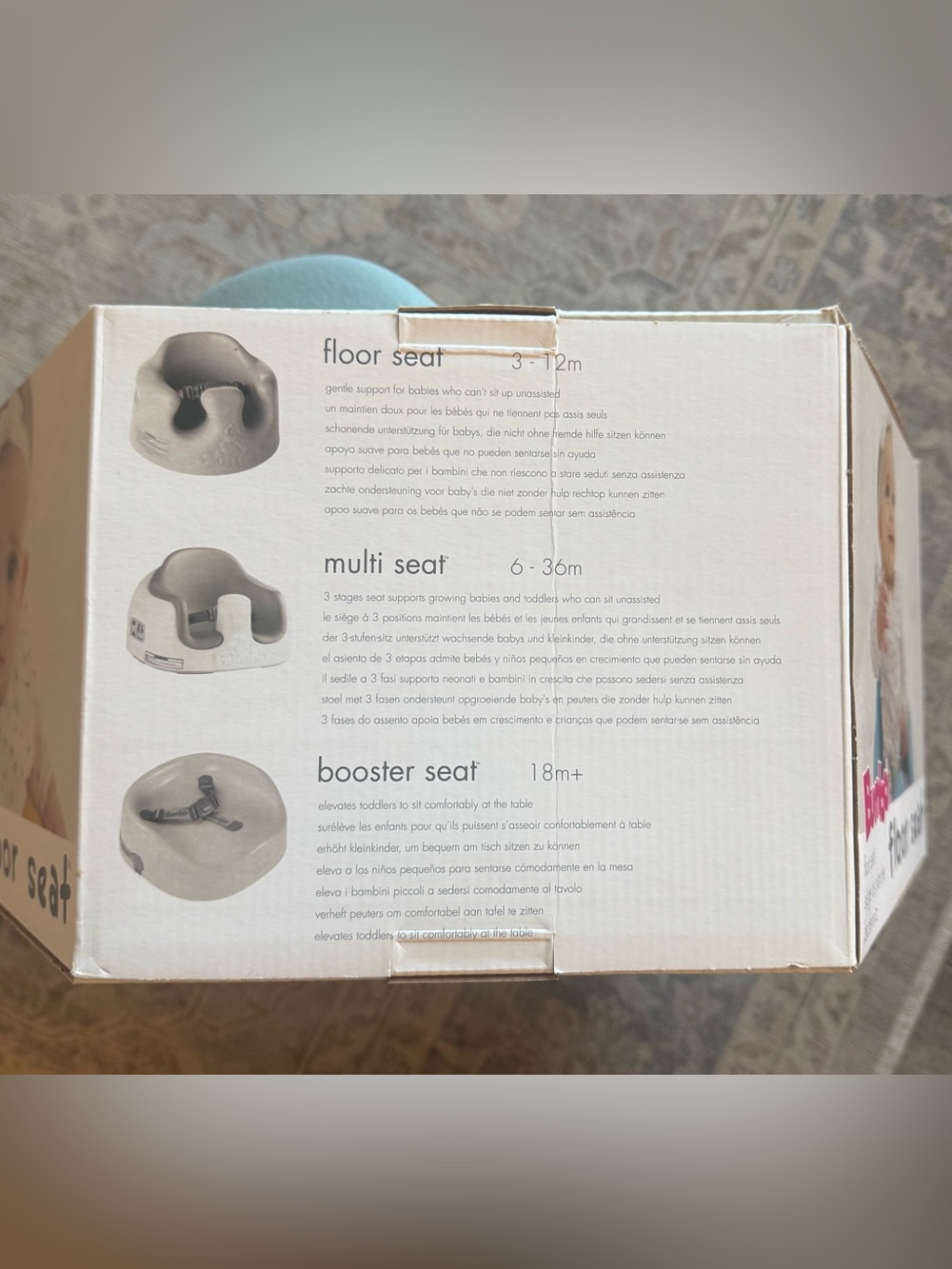 Bumbo Sage Green Floor Seat for Kids - Picture 3 of 3